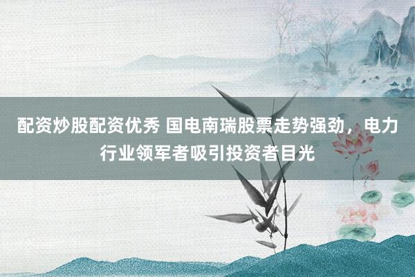 配资炒股配资优秀 国电南瑞股票走势强劲，电力行业领军者吸引投资者目光